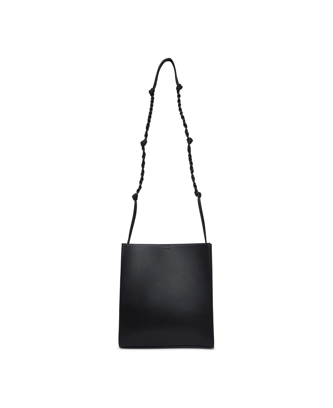 Jil Sander Medium Tangle Bag In Black Leather 1 Jil Sander Medium Tangle Bag In Black Leather