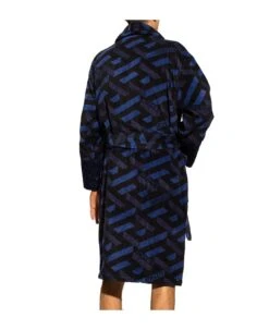 Versace Logo Cotton Bathrobe -Volk Clothing Sales 38106c47457de90b129c454095b386a2