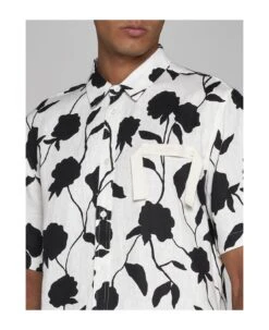 Jacquemus Melo Print Linen Shirt -Volk Clothing Sales 3a8d73a39a5d180323eefa328de24cc0