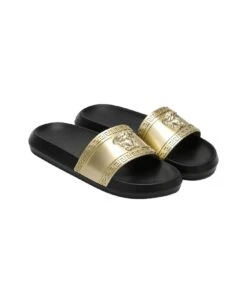 Versace Medusa Gold/black Slide