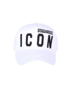 DSQUARED2 White Icon Hat
