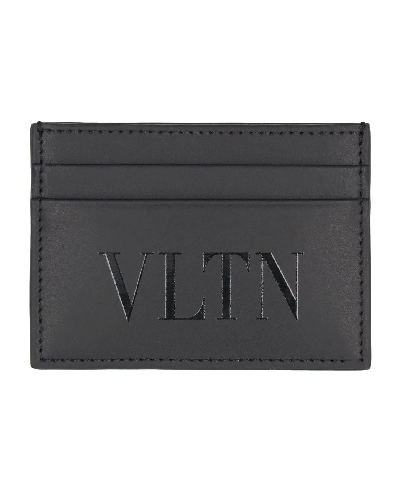 Valentino Garavani Gravani - Leather Card Holder 1 Valentino Garavani Gravani - Leather Card Holder