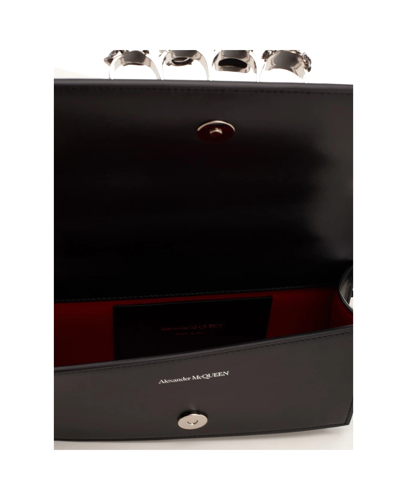 Alexander McQueen Black "the Knuckle Satchel" Bag 4 Alexander McQueen Black "the Knuckle Satchel" Bag - Image 4