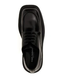 Dolce & Gabbana Brushed Leather Derby -Volk Clothing Sales 416e4d9286edf00d71846ff6019b2d41