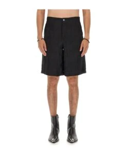 Alexander McQueen Viscose Bermuda Shorts