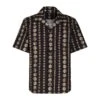 Dolce & Gabbana Hawaii Drill Stretch Shirt With Coin Print