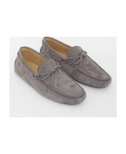 Tod's Grey Gommino Loafers -Volk Clothing Sales 4711499a0787fae1081f860ecb9281b8