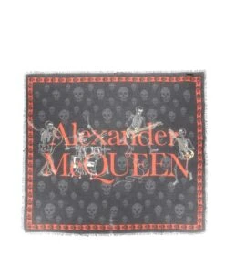 Alexander McQueen Scarf With Logo Print