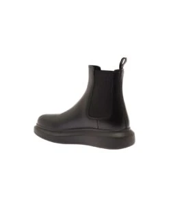 Alexander McQueen Black Slip-on Ankle Boots With Chunky Platform In Smooth Leather Man -Volk Clothing Sales 49575d2b397c3d6c568086ff7f5ed788