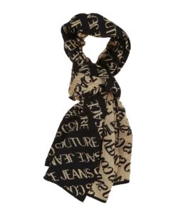 Versace Jeans Couture Logo All Over Scarf