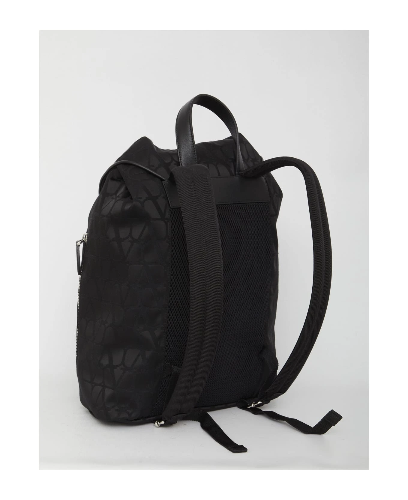 Valentino Garavani Black Iconographe Backpack 2 Valentino Garavani Black Iconographe Backpack - Image 2