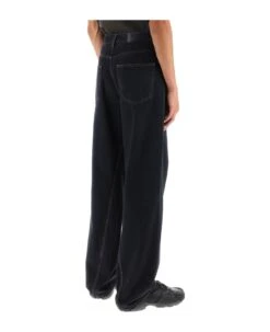 Lanvin Baggy Jeans With Twisted Seams -Volk Clothing Sales 4d7d03efee5d10a757e47cb2facb5bb9