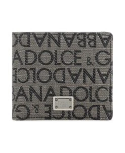 Dolce & Gabbana Embroidered Fabric Wallet