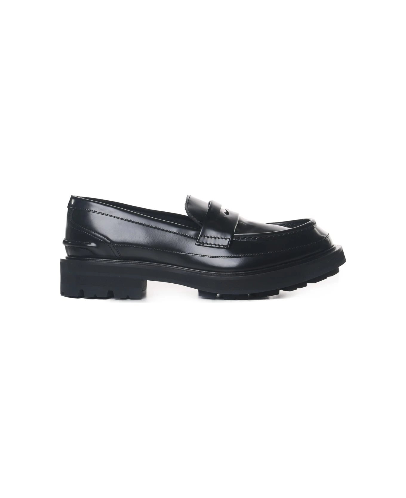 Alexander McQueen Shiny Leather Moccasins 2 Alexander McQueen Shiny Leather Moccasins - Image 2
