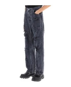 Dolce & Gabbana Destroyed-effect Jeans -Volk Clothing Sales 504754c611b593698e900e653d002886