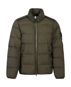Stone Island Logo Patch High-neck Padded Jacket