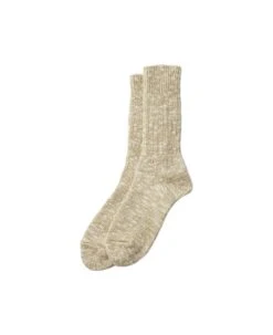 Low Gauge Slub Crew Socks