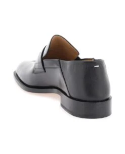 Maison Margiela Brushed Leather Tabi Loafers -Volk Clothing Sales 532609d076692331a817ca0b5e3832df