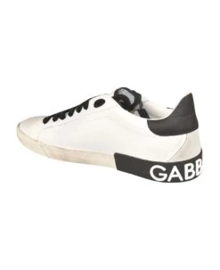 Dolce & Gabbana Logo Back Lace-up Sneakers -Volk Clothing Sales 54e5a3162569e19b1c7024bb1d3c3770