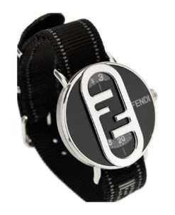 FENDI 'o'lock Roud' Watch -Volk Clothing Sales 595b4e104be0f1fa82ceccf0b45411fe