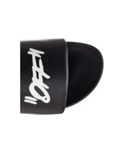 Off-White Black "quotes" Slides -Volk Clothing Sales 597d706f9dd5dd048678029d1ca32010