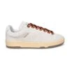 Lanvin Lite Curb Sneakers In Ivory Suede