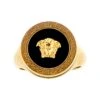 Versace Enameled Ring 'medusa'
