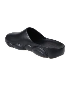 MOSCHINO Rubber30 Logo Embossed Slides -Volk Clothing Sales 59dcf4181ee7ca950e8c7b9f270a4dc7