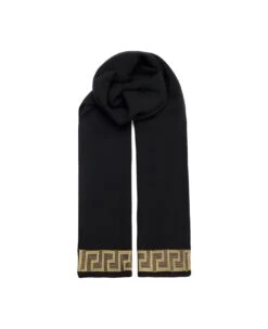 Versace La Greca Straight Hem Scarf