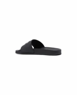 Black "dsquared2 Ceresio 9, Milano" Slides -Volk Clothing Sales 5c268ac567f2e53bc22767fb1b3b17d7