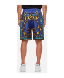 Versace Shorts Medusa Harness Foulard Print -Volk Clothing Sales 5c6a357850fcdd45707ebe954857aa89