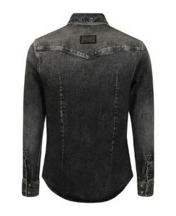 Dolce & Gabbana Stonewashed Round Hem Denim Shirt -Volk Clothing Sales 5e0f4f30c0467de323c248ceac5c6ebd