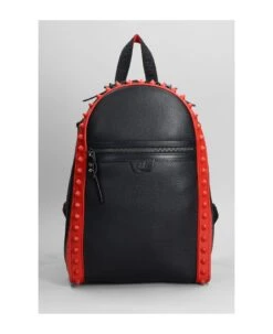 Christian Louboutin Backpack In Black Leather