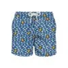 MC2 Saint Barth Light Fabric Man Swim Shorts Duckies And Sharks Print