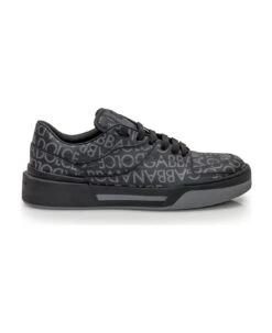 Dolce & Gabbana Low-top Sneaker In Jacquard Fabric
