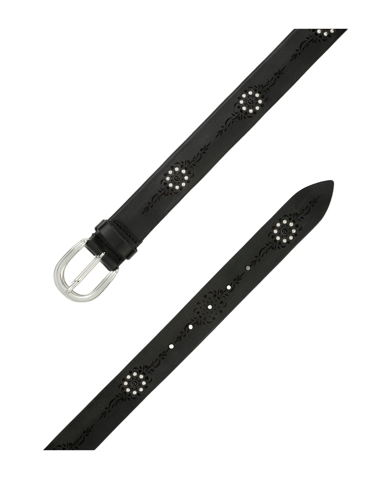 Orciani Black Blade Belt With Cabochon 3 Orciani Black Blade Belt With Cabochon - Image 3