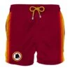 MC2 Saint Barth Man Classic Swim Shorts With As Roma Patch | As Roma Special Edition
