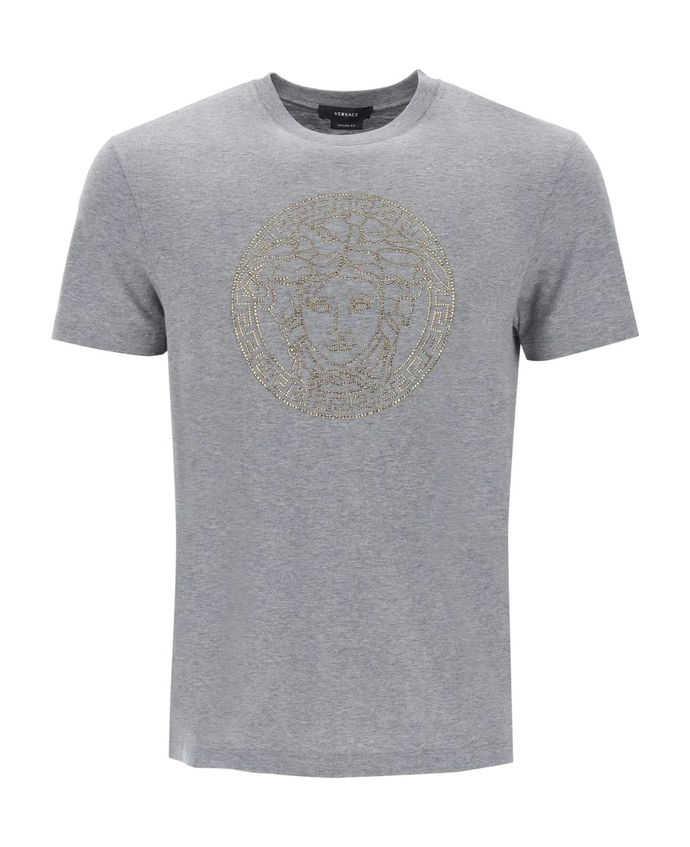 Versace Rhinestones Medusa T-shirt 1 Versace Rhinestones Medusa T-shirt