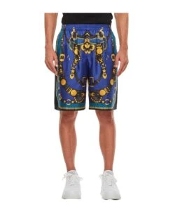 Versace Shorts Medusa Harness Foulard Print
