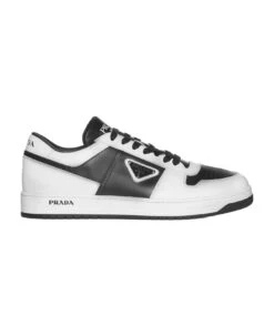 Prada Downtown Leather Sneakers
