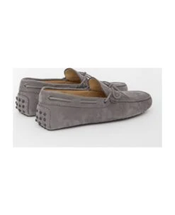 Tod's Grey Gommino Loafers -Volk Clothing Sales 65e31b4da81312cff679dd3c2ed032bc