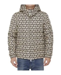 Valentino Garavani Toile Iconographe Puffer Jacket