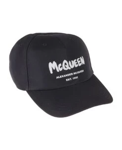 Alexander McQueen Mcqueen Print Baseball Cap