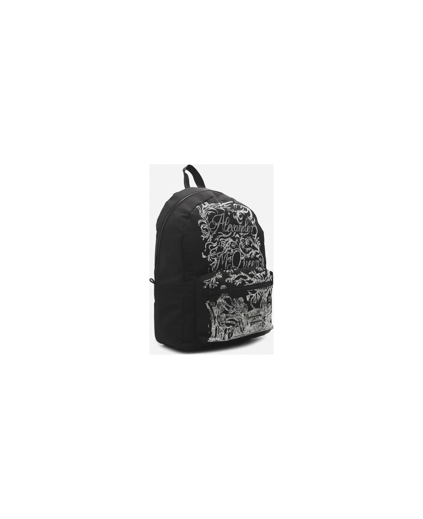 Alexander McQueen Metropolitan Backpack With Blake Painting In Nylon 3 Alexander McQueen Metropolitan Backpack With Blake Painting In Nylon - Image 3