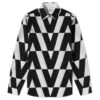 Valentino Optical Logo Print Shirt