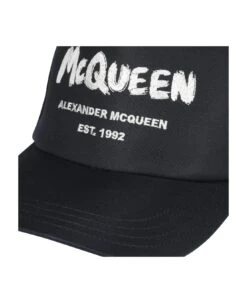 Alexander McQueen Graffiti Logo Baseball Cap -Volk Clothing Sales 6a32faafe07e8b42cfa6ad8f972c1b3f