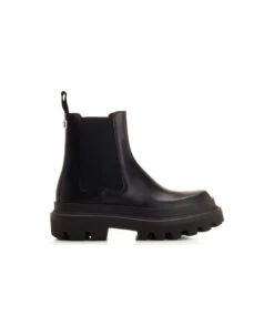 Dolce & Gabbana Brushed Leather Ankle Boot