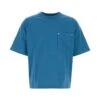 Bottega Veneta Air Force Blue Cotton Oversize T-shirt