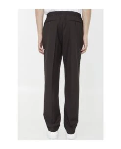 Valentino Garavani Brown Wool Joggers -Volk Clothing Sales 6b46b9186cd259415aebec107bdb12f5