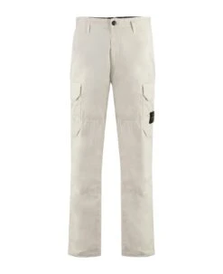 Stone Island Stretch Cotton Cargo Trousers